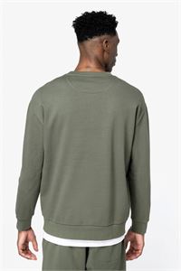FELPA GIROCOLLO UNISEX BIOLOGICA GARZATA